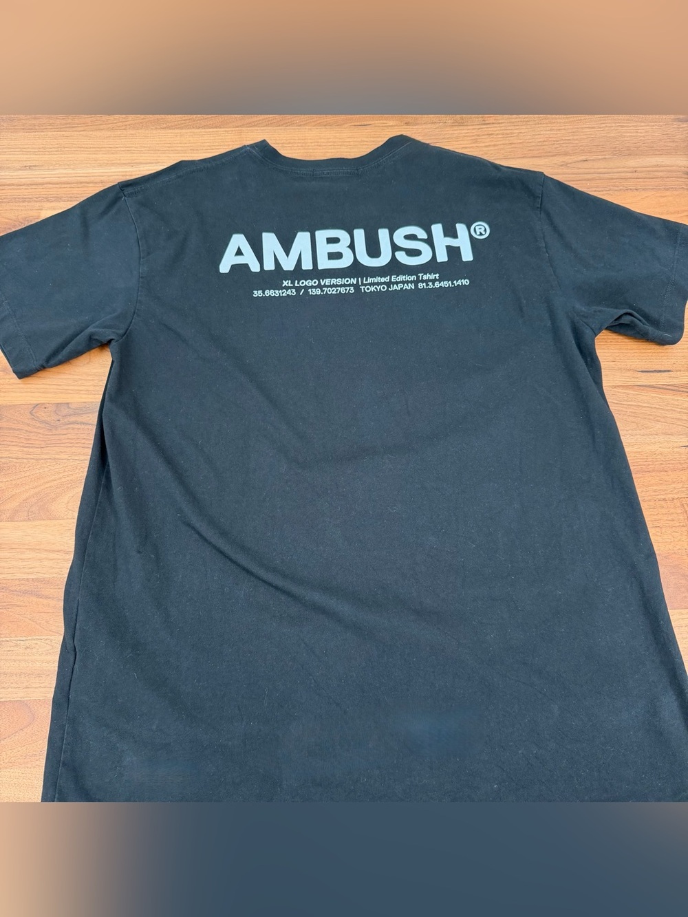 AMBUSH Men's Black Logo TEE XL